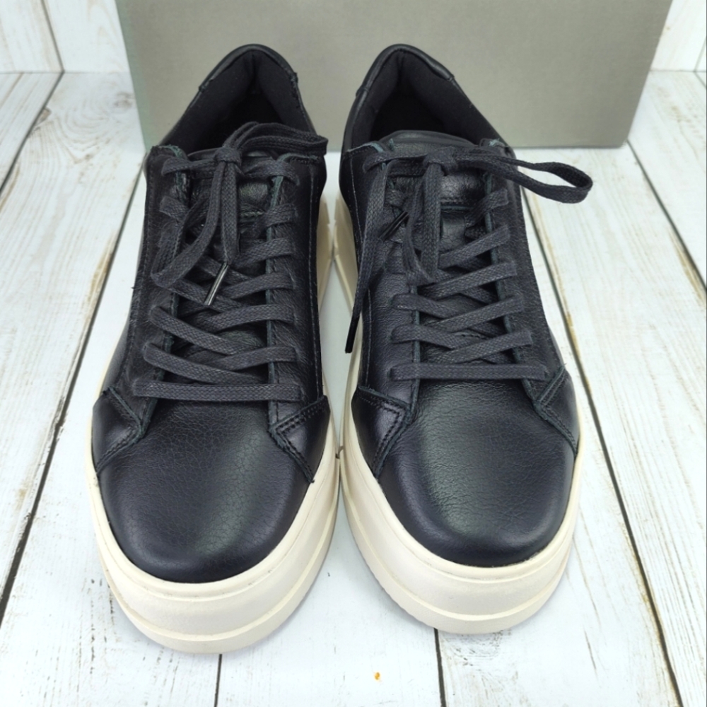 Vagabond Judy Black Leather Platform Sneakers - Picture 6 of 13